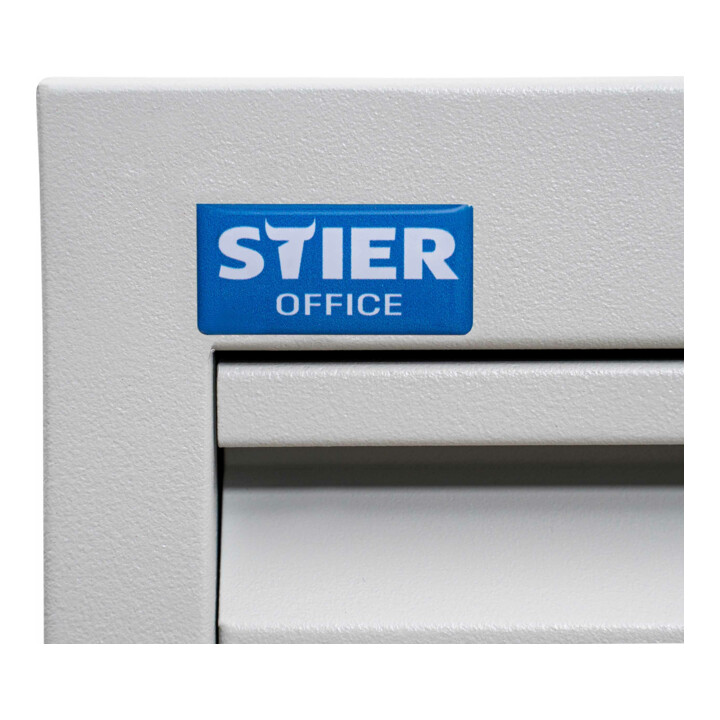 Armoire à dossiers suspendus STIER  3 tiroirs deux rails DIN A4 1020x840x620mm