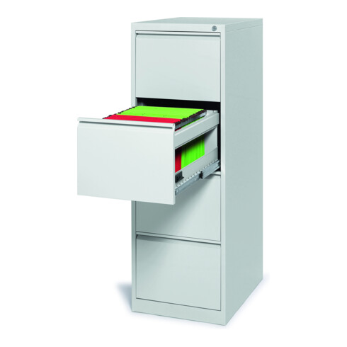 Armoire à dossiers suspendus STIER, 4 tiroirs, simple rail, DIN A4, 1 330x465x620 mm