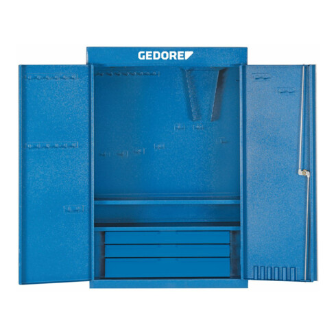 Armoire à outils Gedore, vide, 970x650x250 mm avec étagère