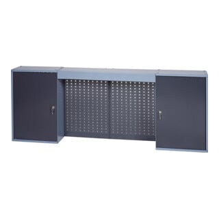 Armoire à outils Kuepper (l x P x H) 1600 x 190 x 600 mm avec 2 portes 4 parois arrière perforée