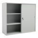 Armoire à portes coulissantes STIER h x l x p 1080x1200x420mm gris clair-2