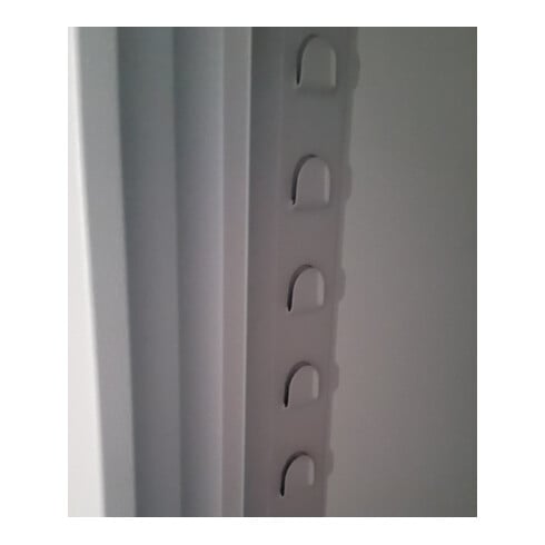 Armoire à portes coulissantes STIER h x l x p 750x1200x420mm gris clair