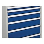 Armoire à tiroirs H1019×I705×P736mm gris/bleu 2x75, 2x100, 2x125, 1x300mm tiroirs-4