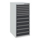 Armoire à tiroirs Kraftwerk 550 avec 12 tiroirs, 1450x695x695 mm V150-1