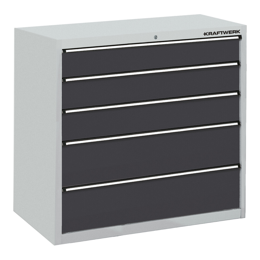 Armoire à tiroirs Kraftwerk 562 avec 5 tiroirs, 1000x1000x695 mm V150