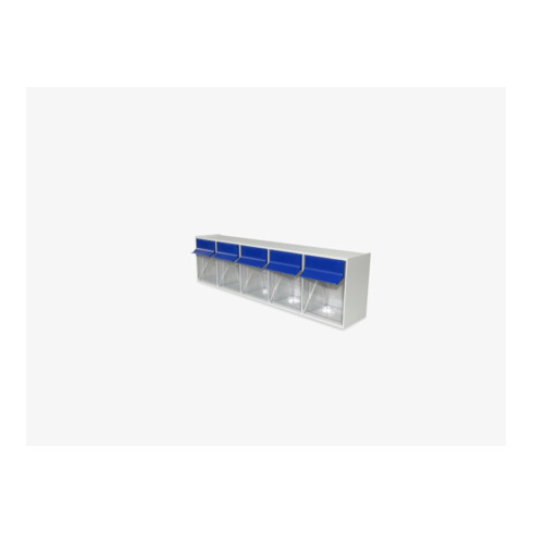 Armoire à tiroirs MultiStore 56 tôle d’acier laquée, laque cuite au four, bleu gentiane