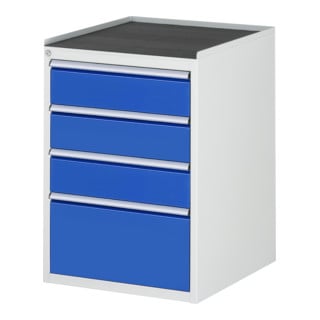 Armoire à tiroirs Rau avec tapis antidérapant 4 tiroirs L 3x150 1x270mm