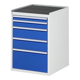 Armoire à tiroirs Rau avec tapis antidérapant 5 tiroirs L 1x60 1x90 2x150 1x270