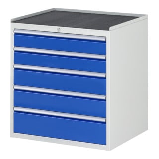 Armoire à tiroirs Rau avec tapis antidérapant 5 tiroirs -XL 2x120 2x150 1x180mm