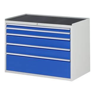 Armoire à tiroirs Rau avec tapis antidérapant 5 tiroirs -XXL 1x60 1x90 2x150 1x270mm