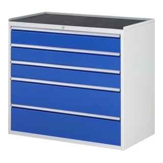Armoire à tiroirs Rau avec tapis antidérapant 5 tiroirs -XXL 3x150 2x240mm
