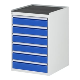 Armoire à tiroirs Rau avec tapis antidérapant 6 tiroirs L 6x120mm