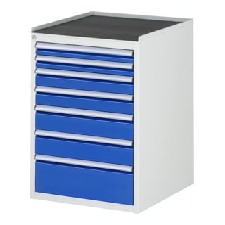 Armoire à tiroirs Rau avec tapis antidérapant 7 tiroirs L 2x60 2x90 2x120 1x180mm