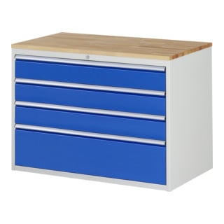 Armoire à tiroirs Rau hêtre-top et 4 x tiroirs-XXL 3x150 1x270mm