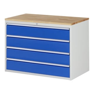 Armoire à tiroirs Rau Hêtre-Top et 4 x tiroirs -XXL 4x180mm