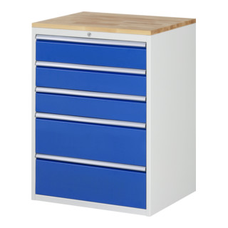 Armoire à tiroirs Rau hêtre-top et 5 x tiroirs-XL 3x150 2x240mm