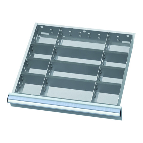 Armoire à tiroirs STIER avec 7 tiroirs LxPxH 600x575x1020 mm y compris le jeu de séparation