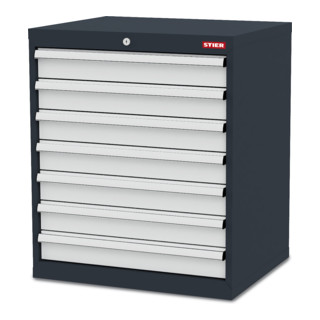 Armoire à tiroirs STIER avec 7 tiroirs
