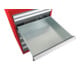 Armoire à tiroirs STIER, avec 9 tiroirs, lxPxH 700x575x1 020 mm, rouge/gris anthracite-5