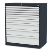 Armoire à tiroirs STIER, avec 9 tiroirs, lxPxH 900x575x1 020 mm