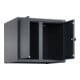 C+P Armoire haute Classic PLUS, 50 × 50 × 50 cm, 7016/7016 Fermeture à loquet de sécurité rotatif