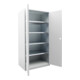 Armoire d'atelier à serrure STIER LP 1940x1000x600mm, gris clair-5
