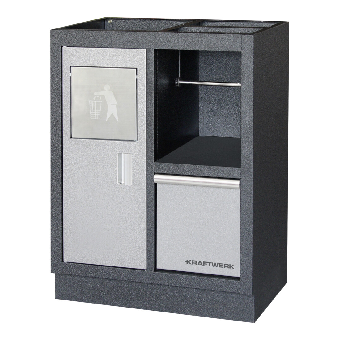 Armoire de base de la centrale électrique avec poubelle/porte-papier