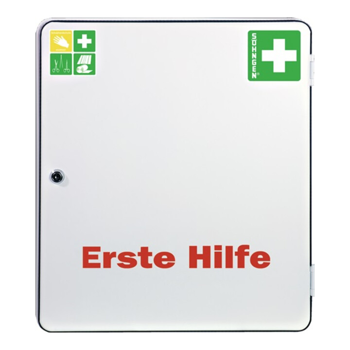 Armoire de premiers secours Söhngen Bonn 402x462x112mm en tôle d'acier 1 porte