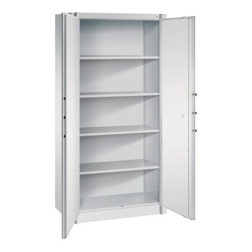 Armoire de protection incendie C+P Certos, 5 hauteurs de dossier, H1950xL930xP500mm Face avant gris clair corps gris clair gris clair
