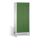 Armoire double C+P Classic sur pieds, 2 compartiments, H1850xL810xP500mm avant Corps vert Reseda gris clair-1