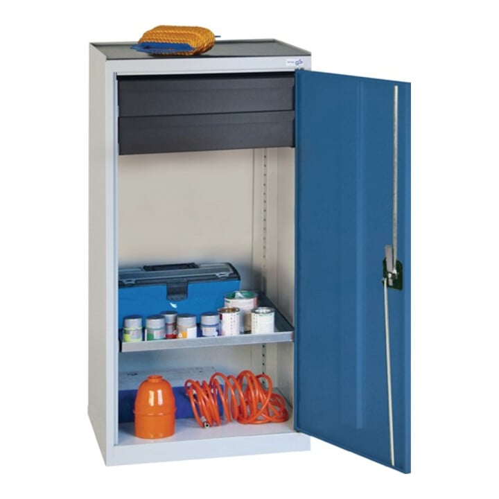 Armoire d'outillage/Servante de machine H1000xl500xP500 mm 2 tiroirs, 1 tablette