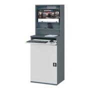 Armoire informatique STIER Premium, fixe, lxPxH 650x520x1 770 mm-2