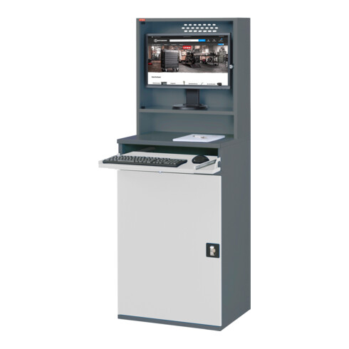Armoire informatique STIER Premium, fixe, lxPxH 650x520x1 770 mm