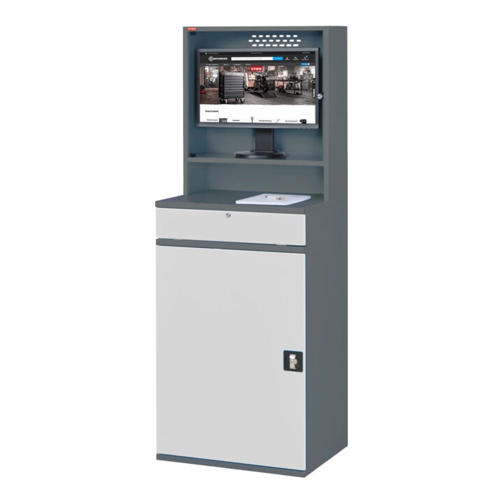 Armoire informatique STIER Premium, fixe, lxPxH 650x520x1 770 mm