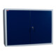 Armoire murale STIER, rangement sûr et peu encombrant, bleu-1