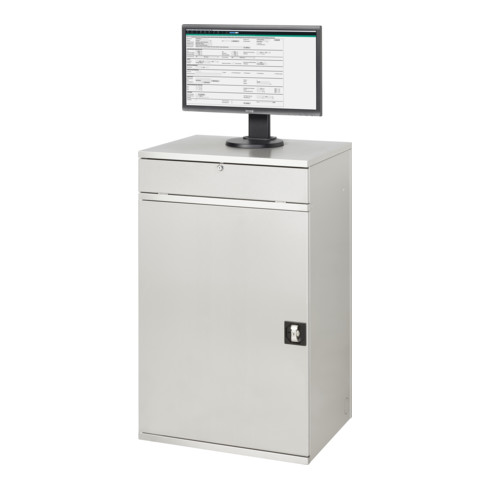 Rau Armoire pour ordinateur en acier inoxydable M60 520 mm