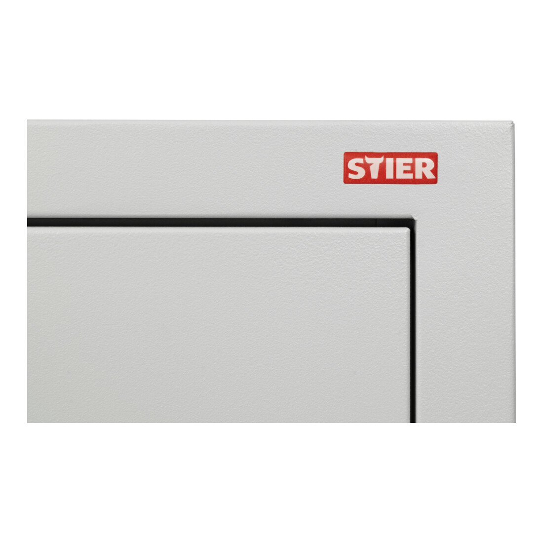 Armoire universelle STIER avec 4 étagères 1800x800x380mm soudées gris clair