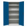 Armoire universelle STIER avec 4 étagères soudées bleu gentiane-3