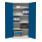 Armoire universelle STIER avec 4 étagères soudées bleu gentiane-5