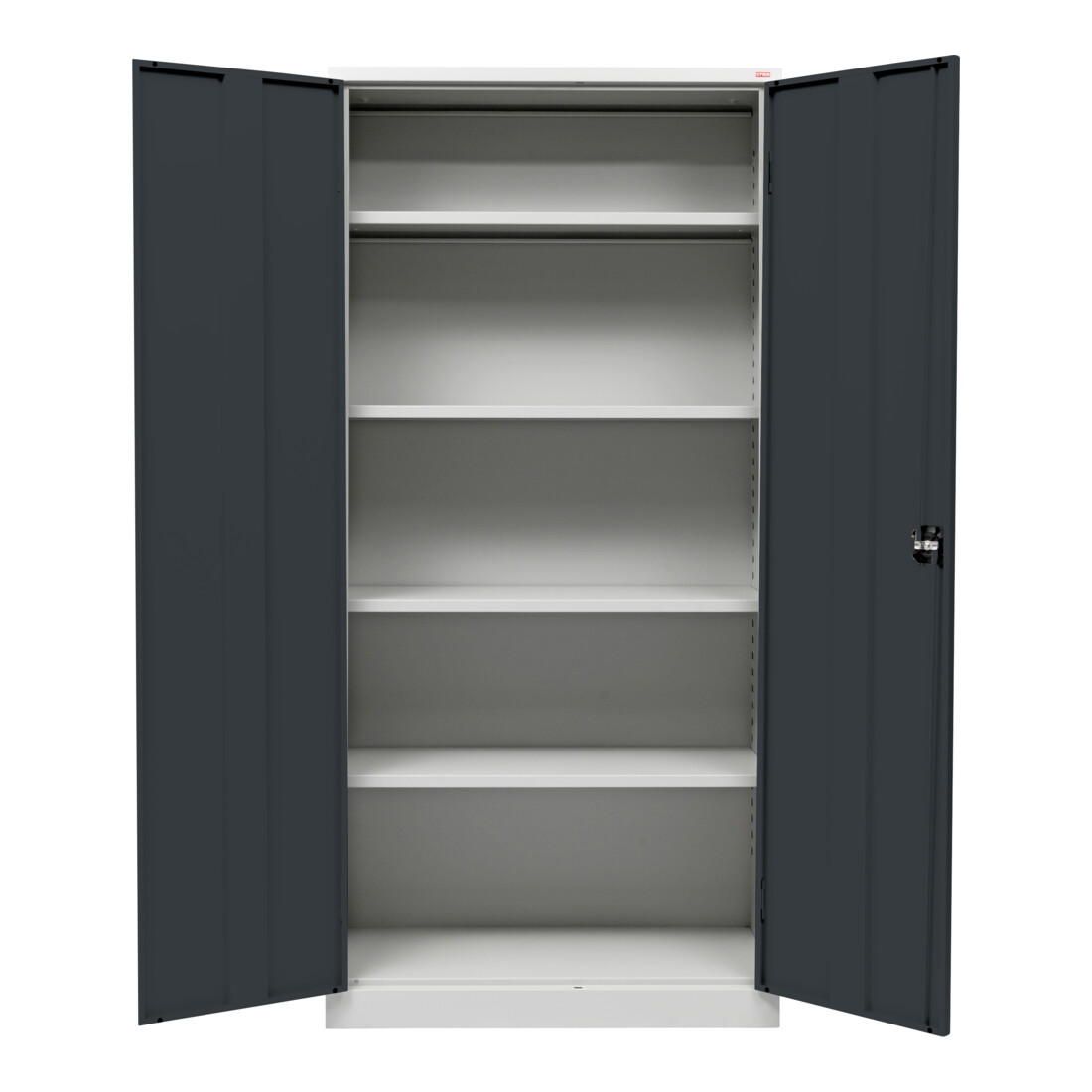 Armoire universelle STIER avec 4 tablettes 1 950x920x420 mm, gris anthracite, soudée