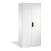 Armoire vestiaire C+P Acurado avec portes battantes, H1950xL930xP400mm Façade blanc pur Corps blanc pur-1