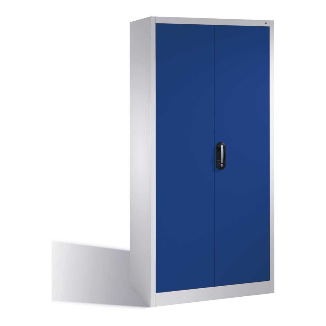 Armoire vestiaire C+P Acurado avec portes battantes, H1950xL930xP400mm Façade bleu lapis Corps gris clair