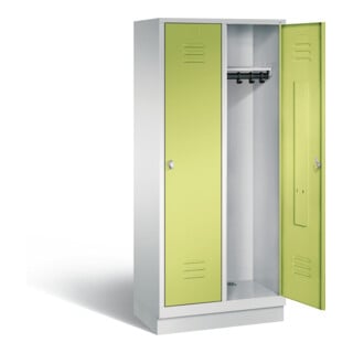 Armoire vestiaire C+P Classic, H1800xL810xP500mm, 8020-22|S10457