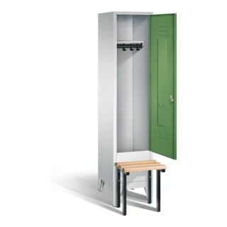 Armoire vestiaire C+P Classic, H1850xL420xP500mm, 8030-12|S10010