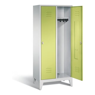 Armoire vestiaire C+P Classic, H1850xL810xP500mm, 8010-22|S10357