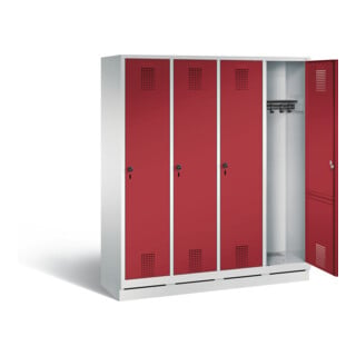 Armoire vestiaire C+P Evolo, H1800xL1590xP500mm, 48020-42|S10026