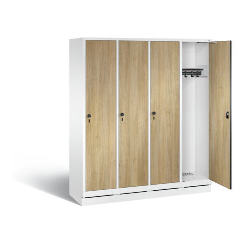 Armoire vestiaire C+P Evolo, H1800xL1590xP500mm, 48020-42|S10566