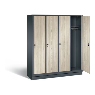 Armoire vestiaire C+P Evolo, H1800xL1590xP500mm, 48020-42|S10633