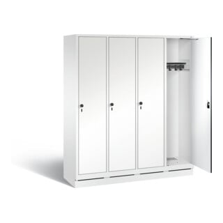 Armoire vestiaire C+P Evolo, H1800xL1590xP500mm, 48020-42|S10635