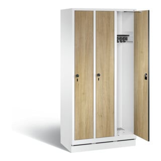 Armoire vestiaire C+P Evolo, H1800xL900xP500mm, 48020-30|S10944